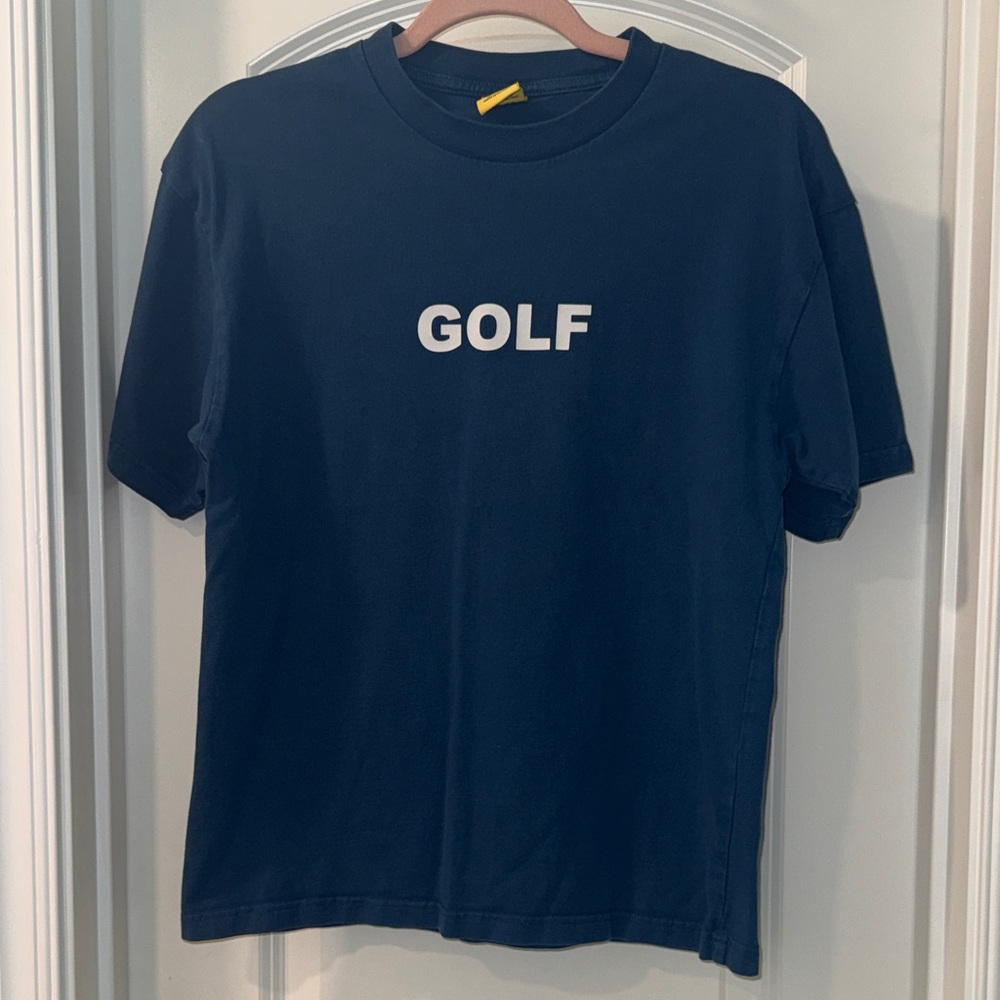 Golf Wang Dark Blue Tee with White Logo